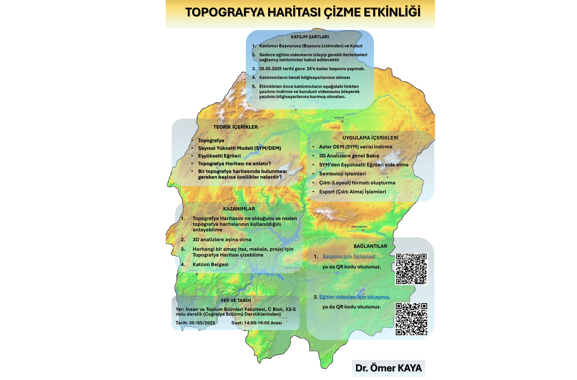 Topografya Haritası Çizimi Eğitimi